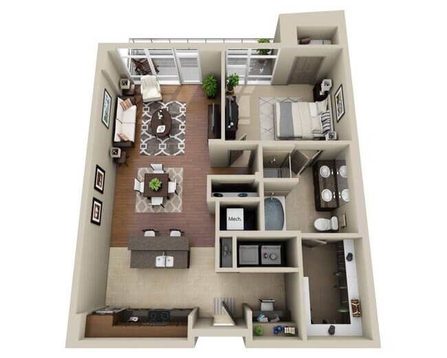 Unit 1408 1408 floor plan
